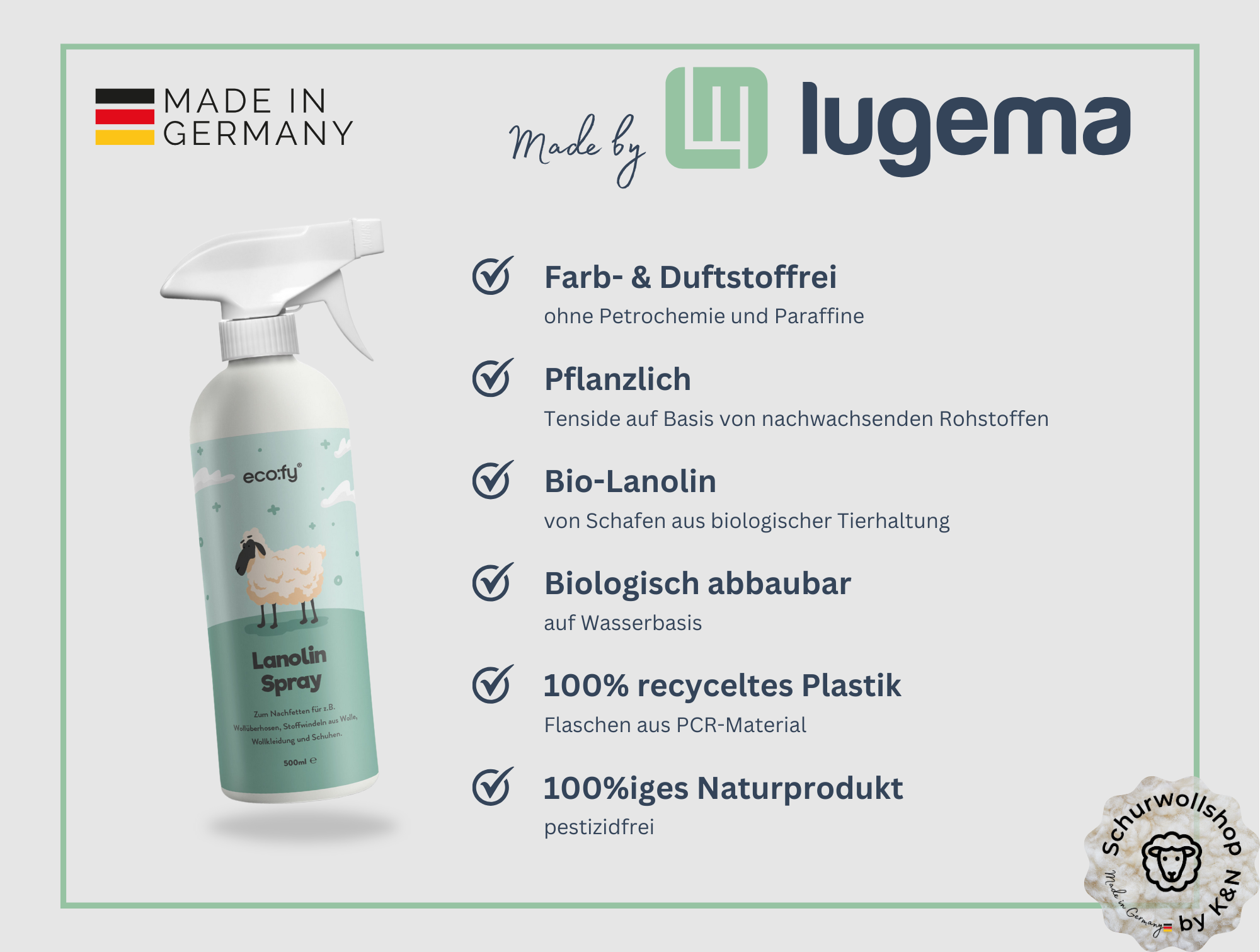 Lanolin-Spray - eco:fy® 