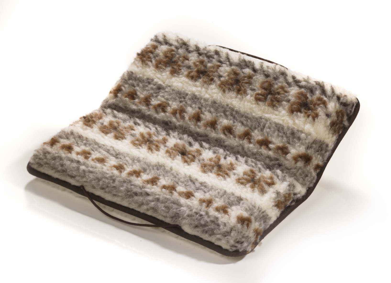 Schurwoll-Klappkissen