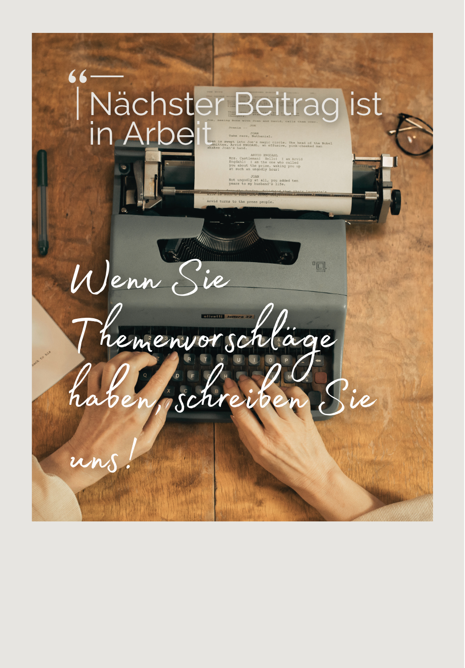 Blog Naechster Beitrag