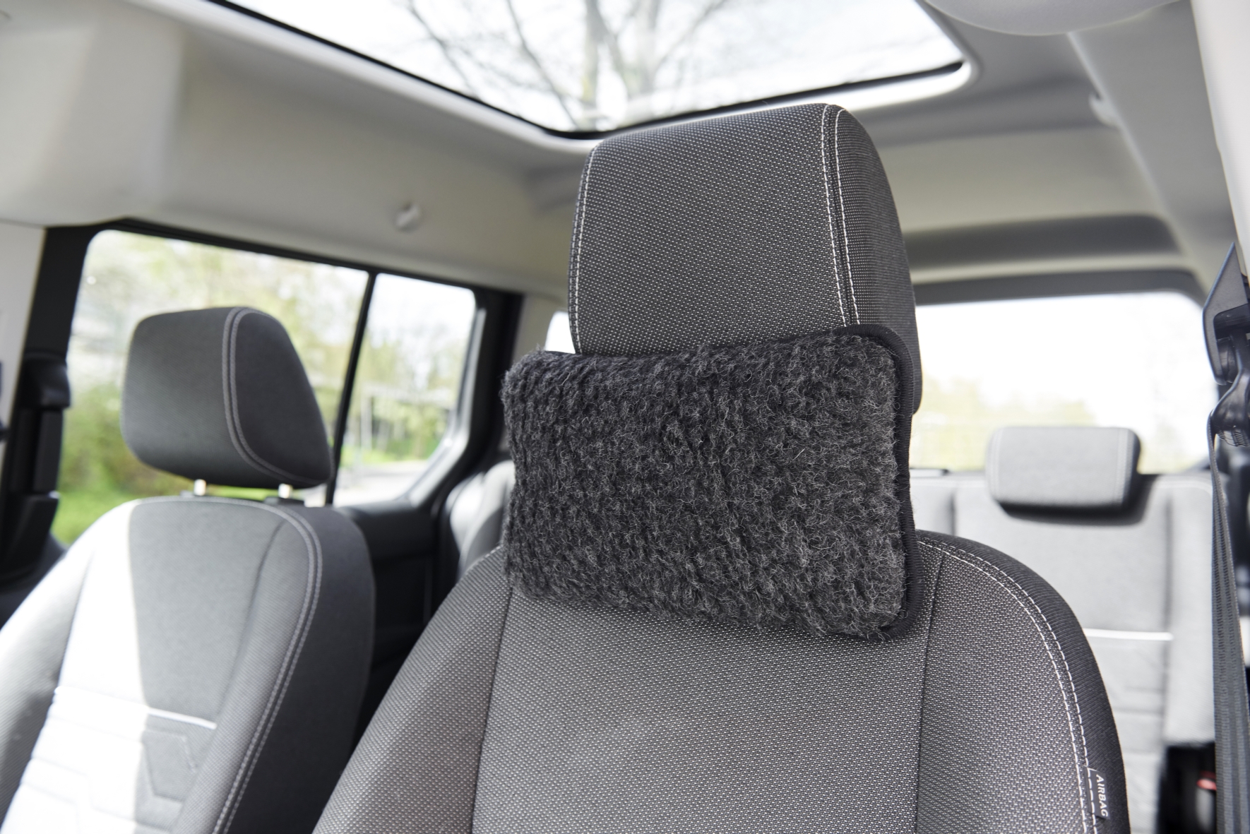 Schurwoll-Autonackenkissen