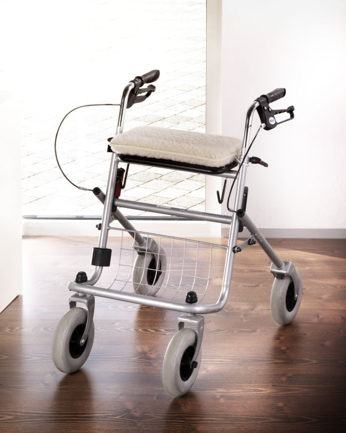 Schurwoll-Rollatorkissen