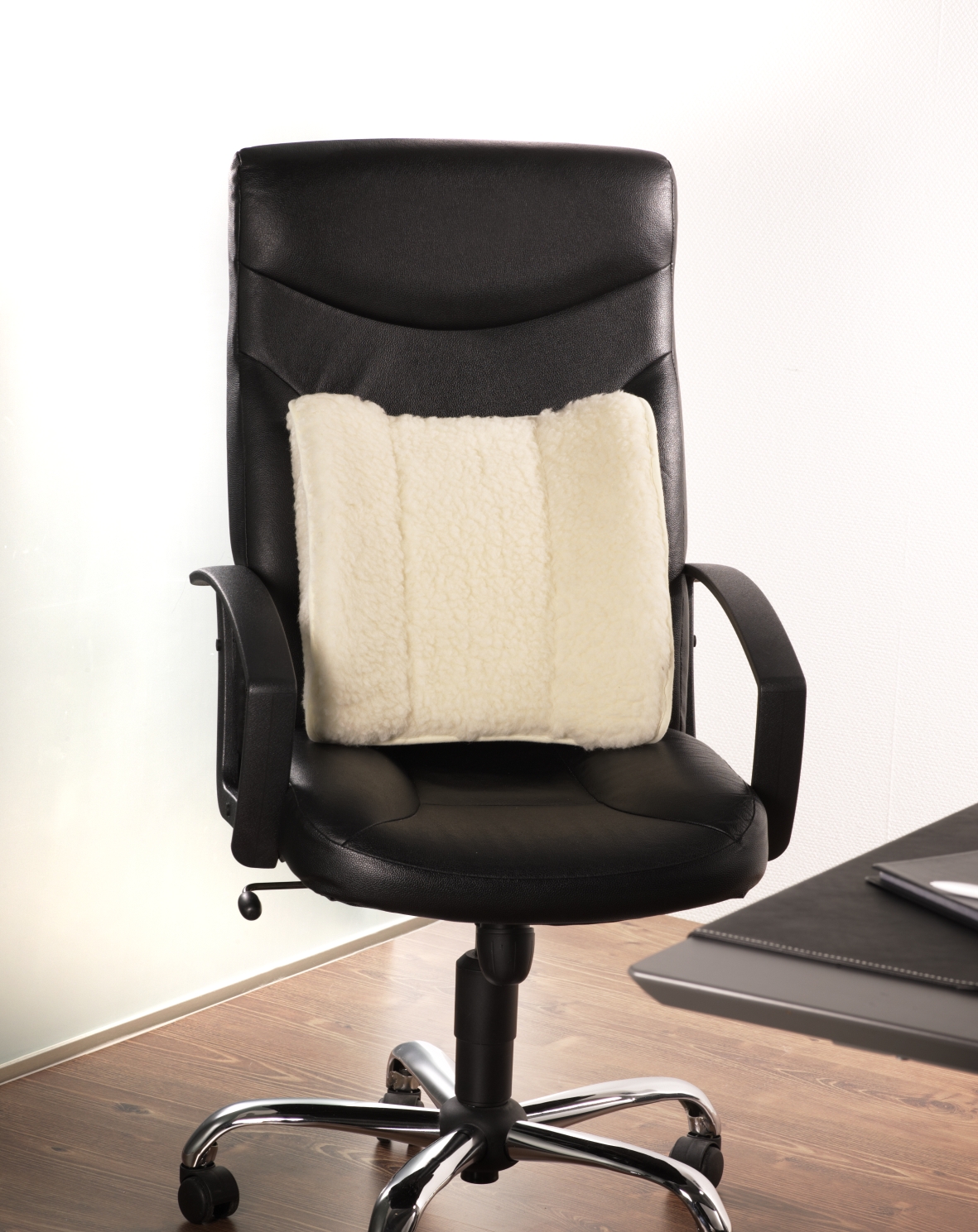 Schurwoll-Rückenstützkissen