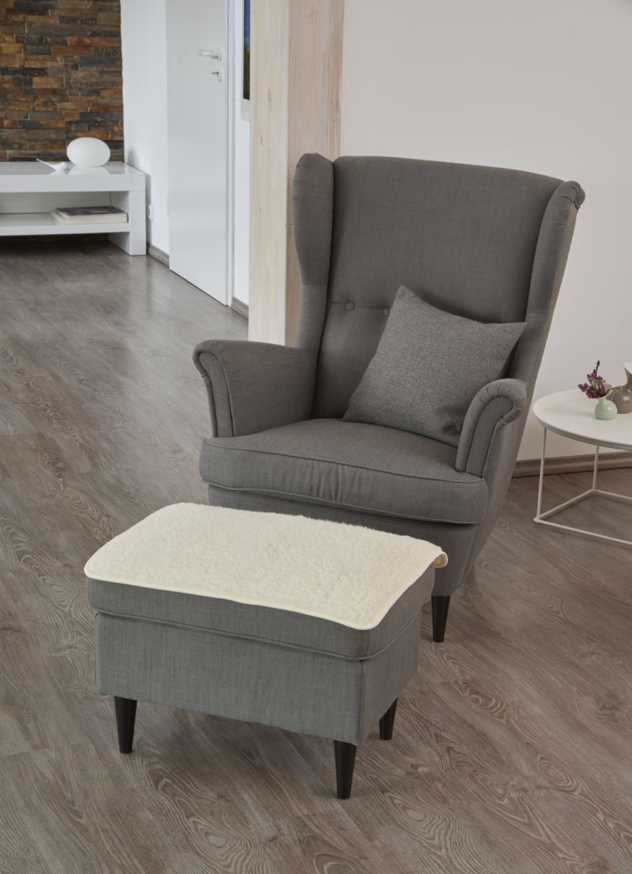 Schurwoll-Hockerschoner