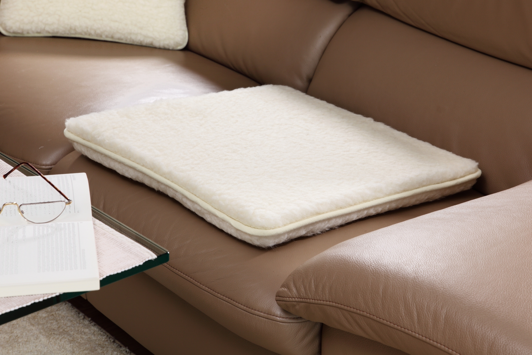 Schurwoll-Sitzkissen 48x48cm