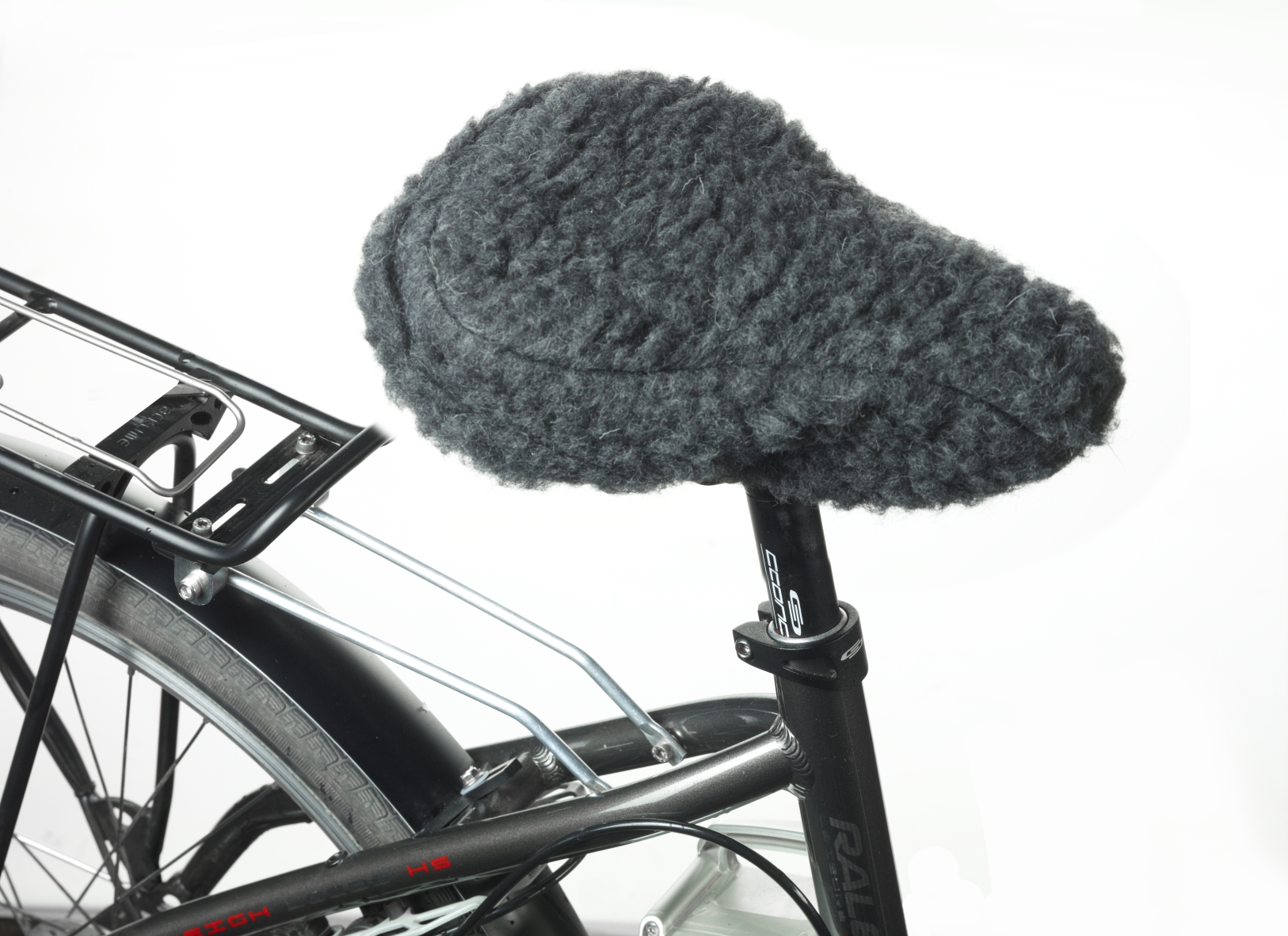 Schurwoll-Fahrradsattelbezug