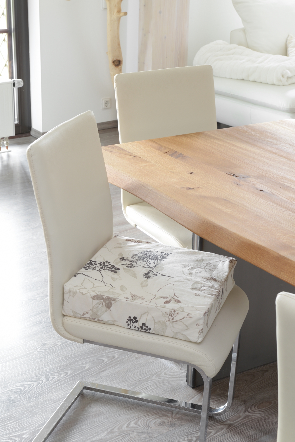 Aufstehhilfe mit Baumwollbezug, 39 cm Sitztiefe