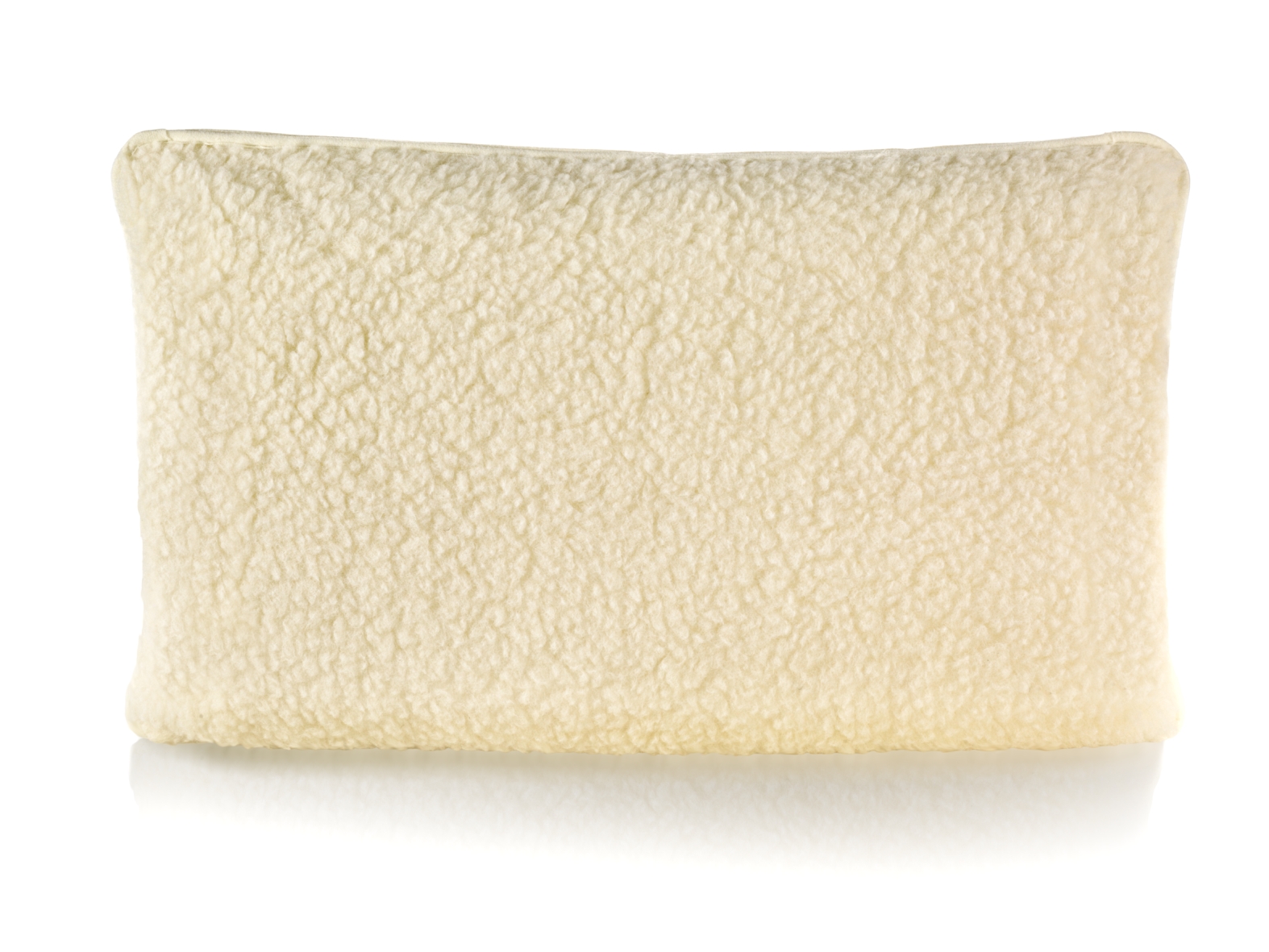 Schurwollkissen mit viskoelastischem Schaumstoff 