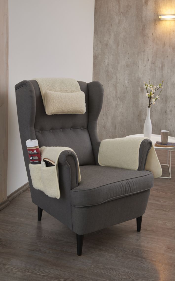 Schurwoll-Sessel-Komfort-Set