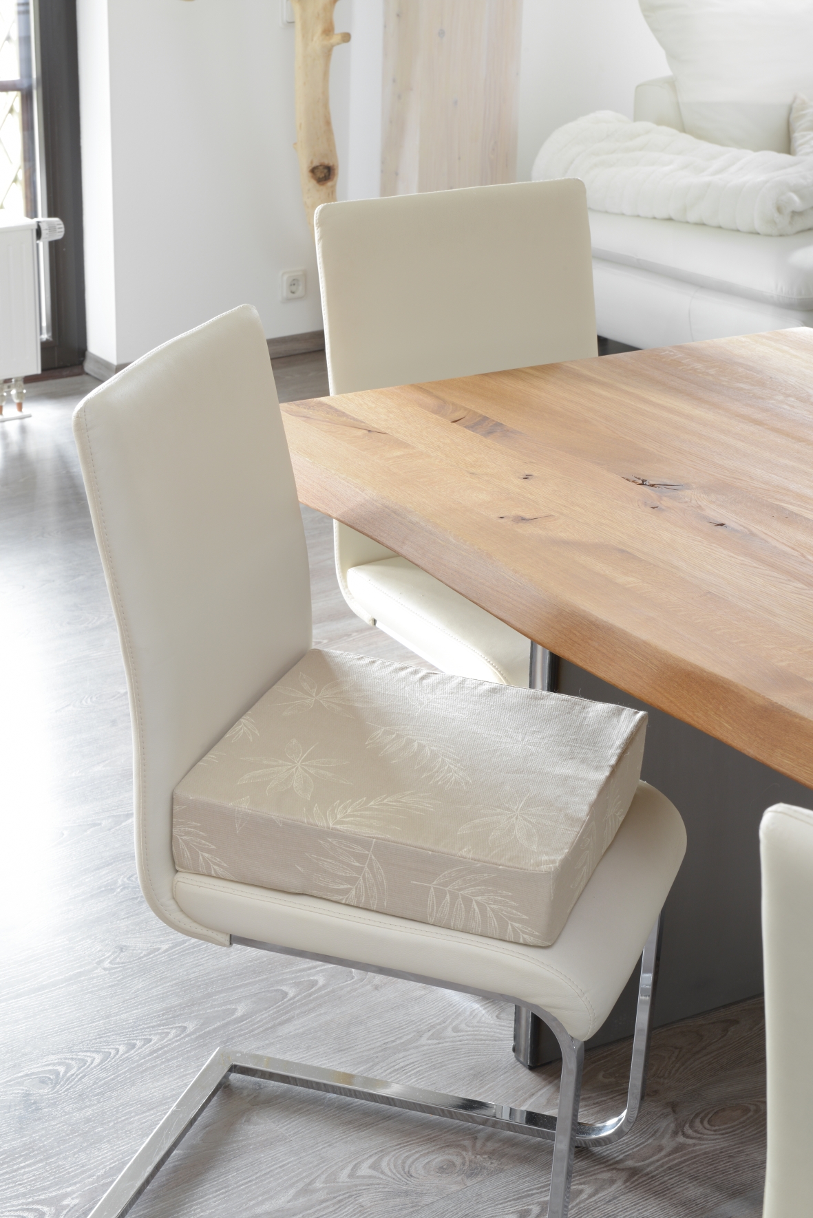 Aufstehhilfe mit Baumwollbezug, 48 cm Sitztiefe