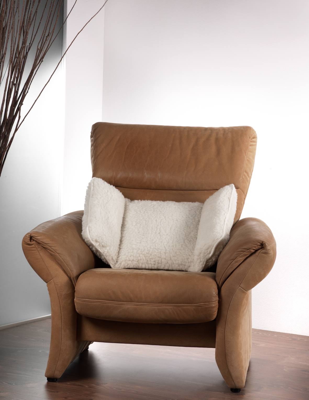 Schurwoll-Sesselkissen