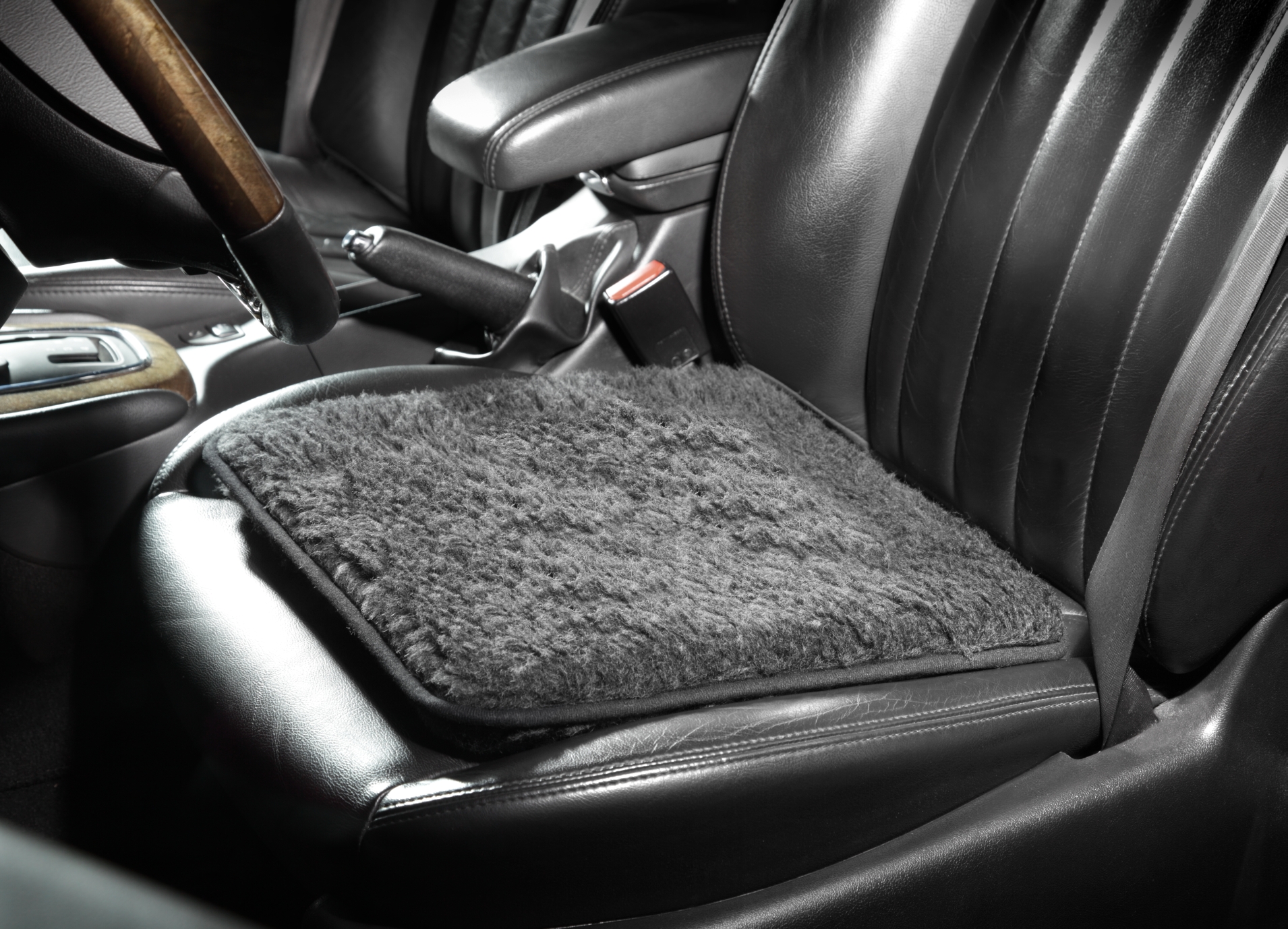 Schurwoll-Autositzkissen