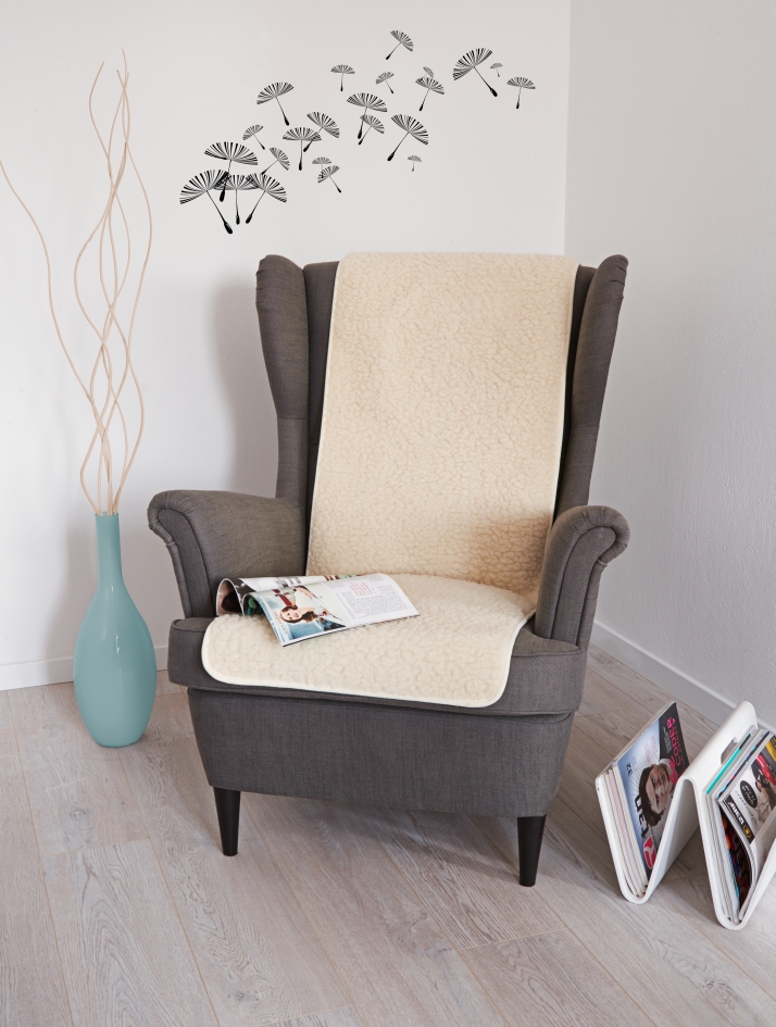 Schurwoll-Sesselschoner