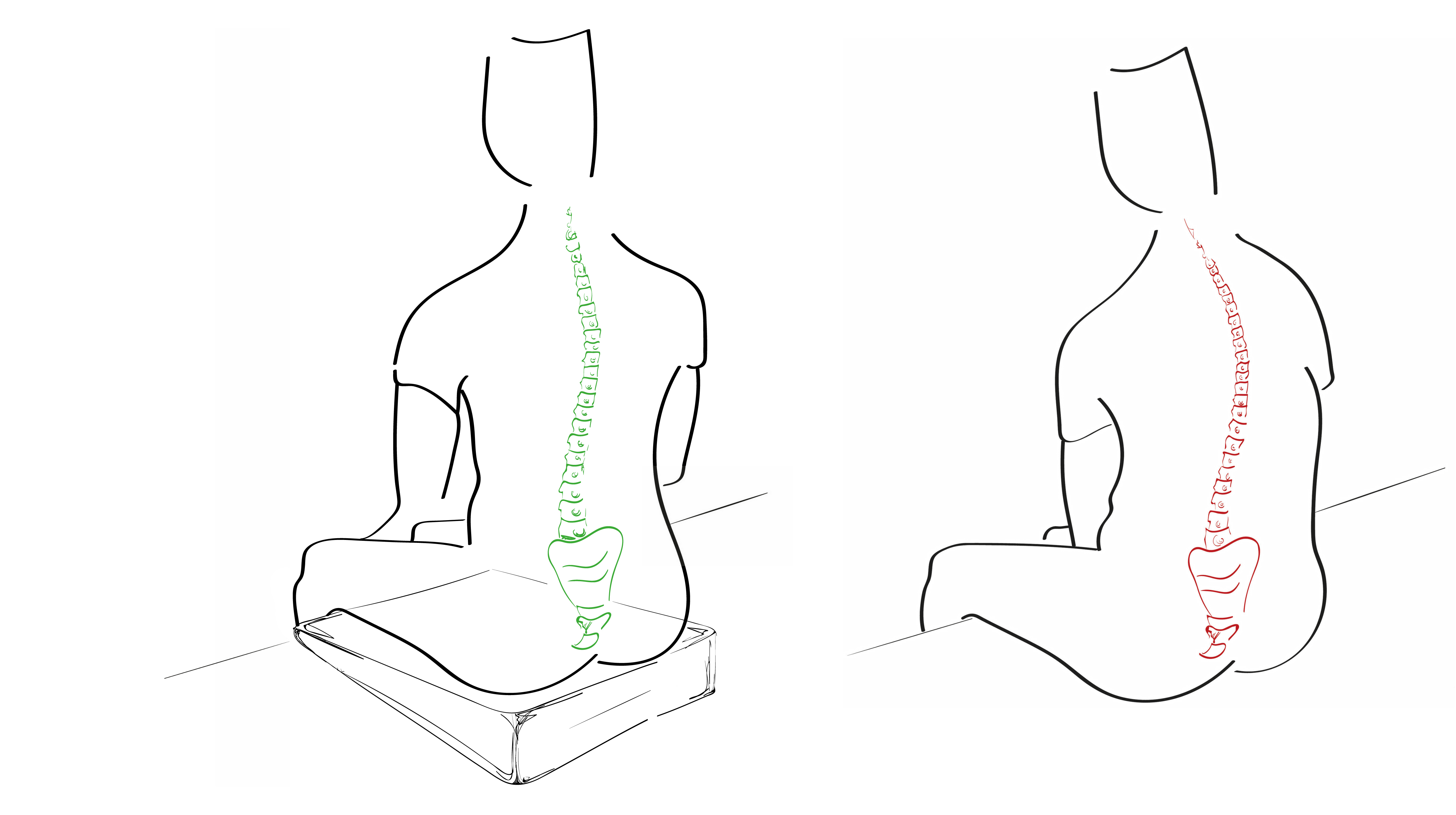 Schurwoll-Keilkissen